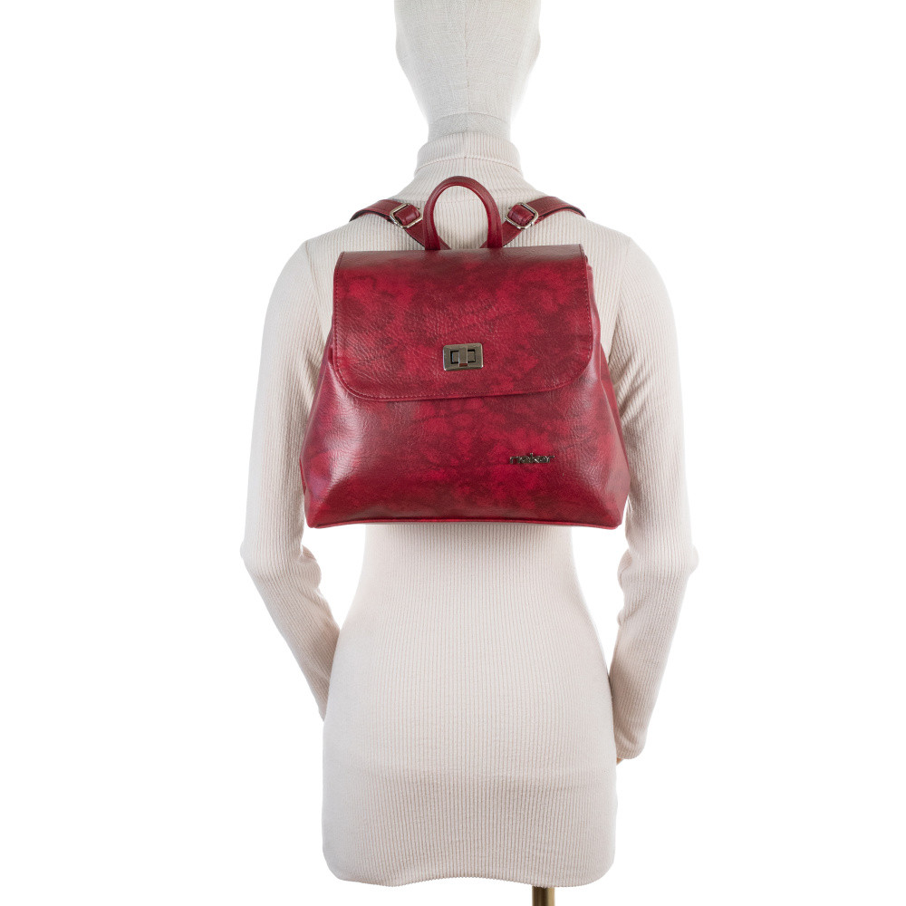 detail Dámský batoh RIEKER C2543-199/40 červená W5