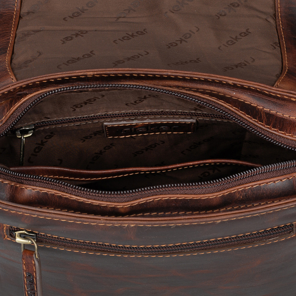 detail Pánská taška RIEKER 9035 hnědá S6