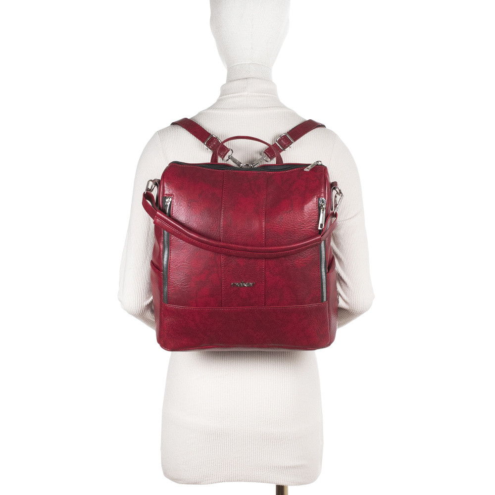 detail Dámský batoh RIEKER C2415-199/40 červená W5