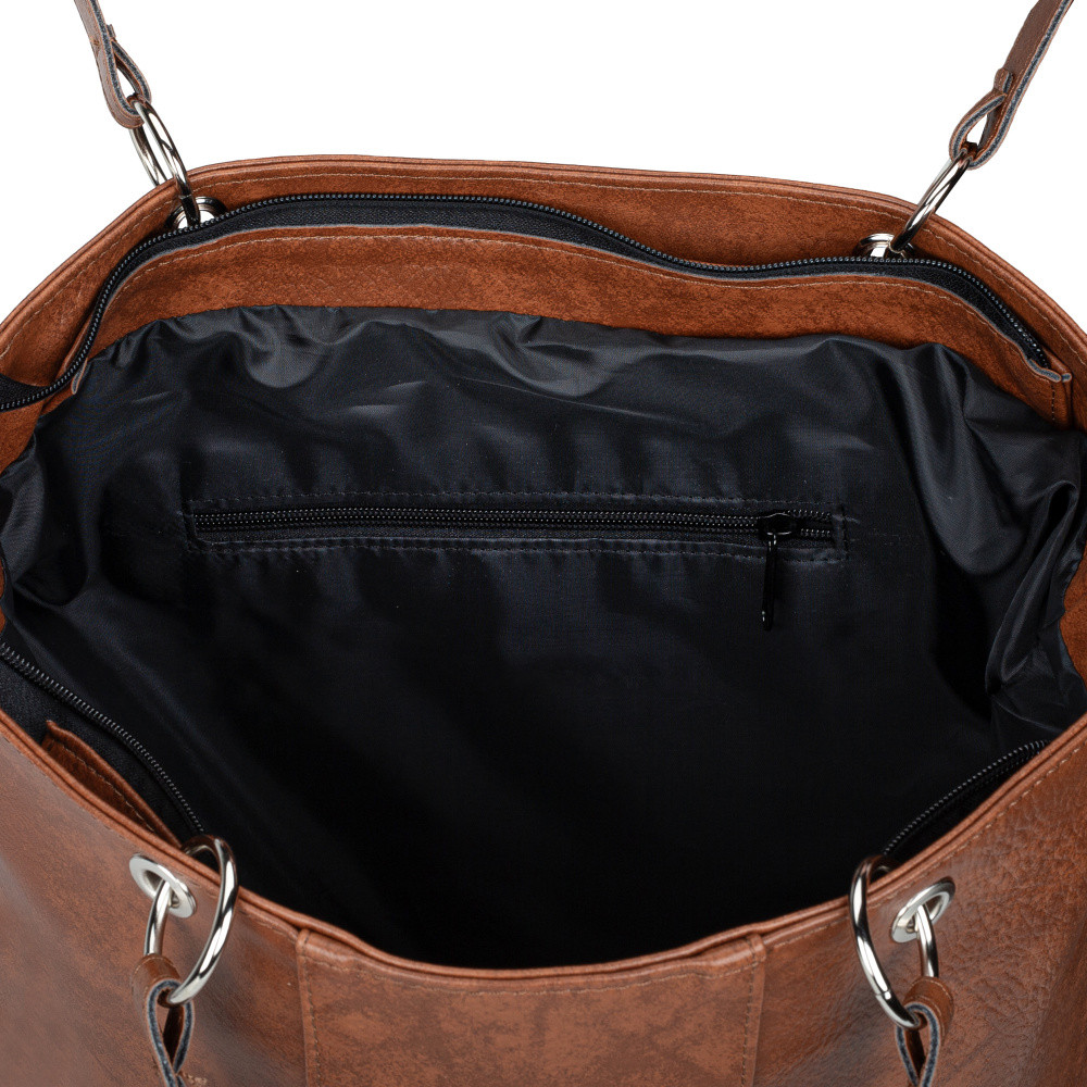 detail Dámská kabelka RIEKER C2403-199/19 hnědá W5