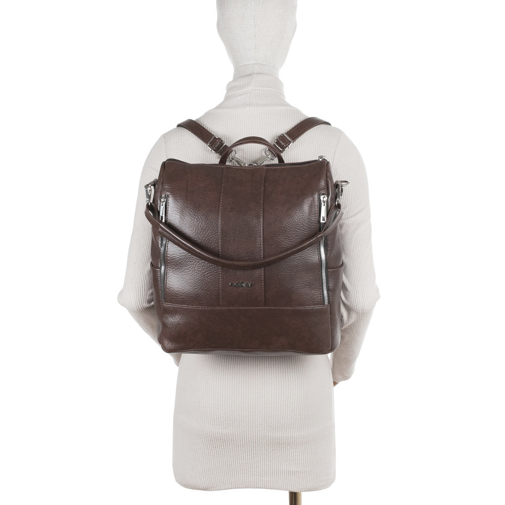 detail Dámský batoh RIEKER C2415-199/30 hnědá W5