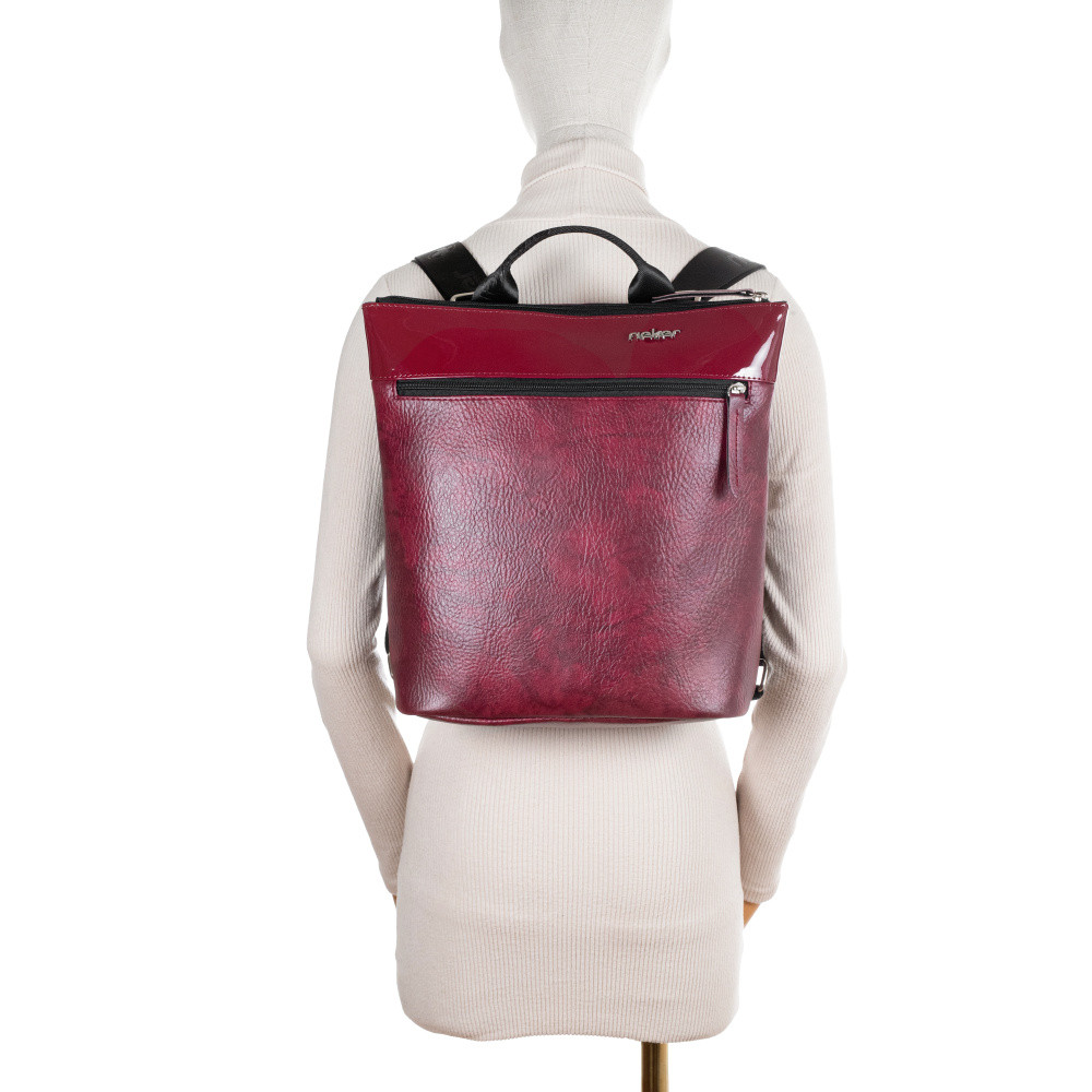 detail Dámský batoh RIEKER C2546-199/25-073/40 červená W5