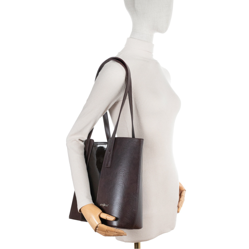 detail Dámská kabelka RIEKER C2549-199/31-073/31 hnědá W5