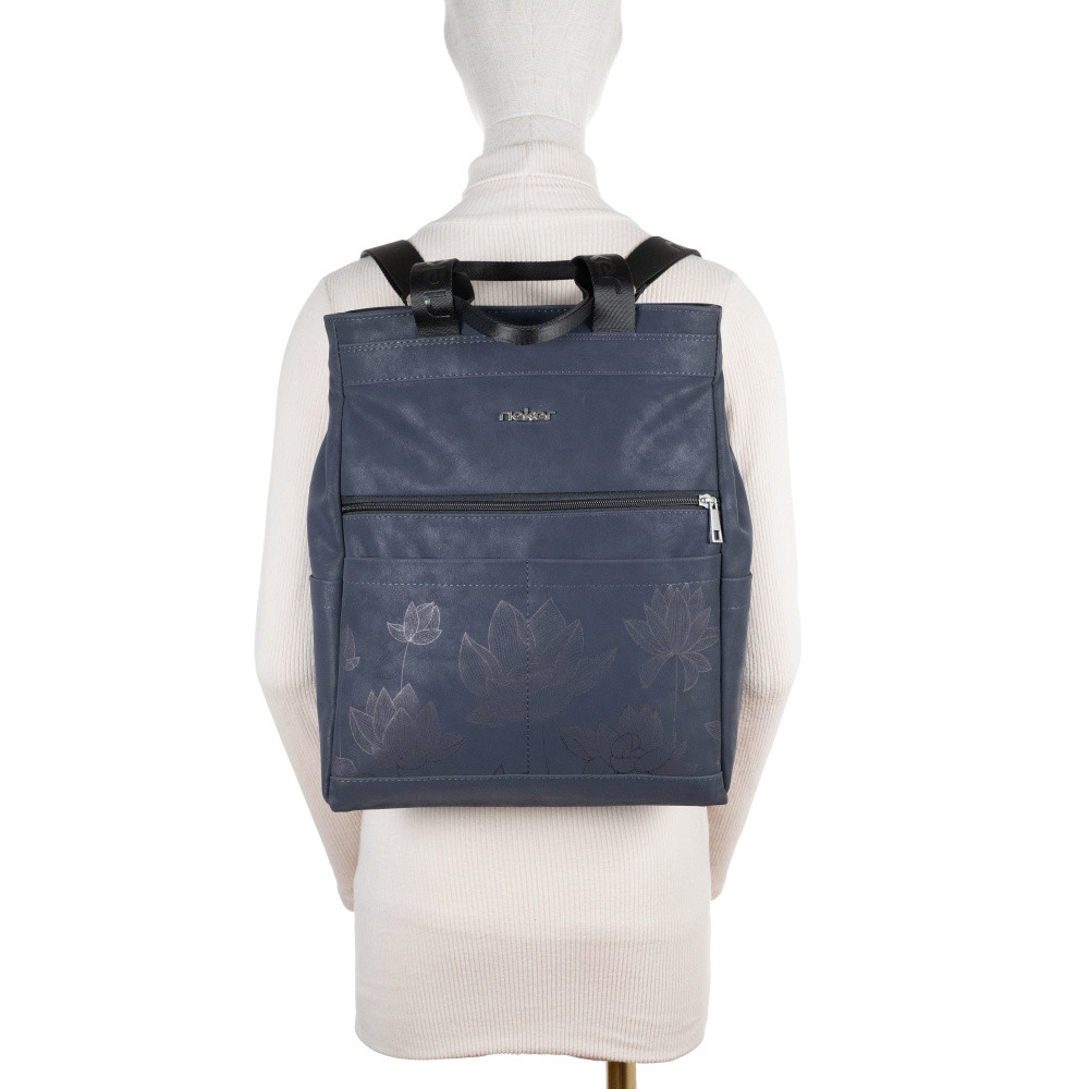 detail Dámský batoh RIEKER C2552-153-KWT modrá W5