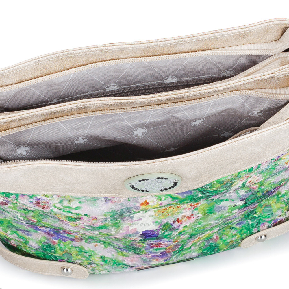 detail Dámská kabelka RIEKER H1304-90 zelená S6