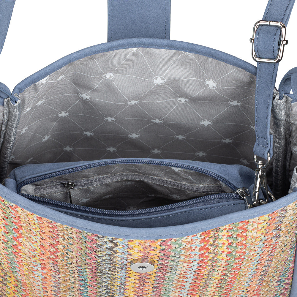 detail Dámská kabelka RIEKER H1307-90 modrá S6