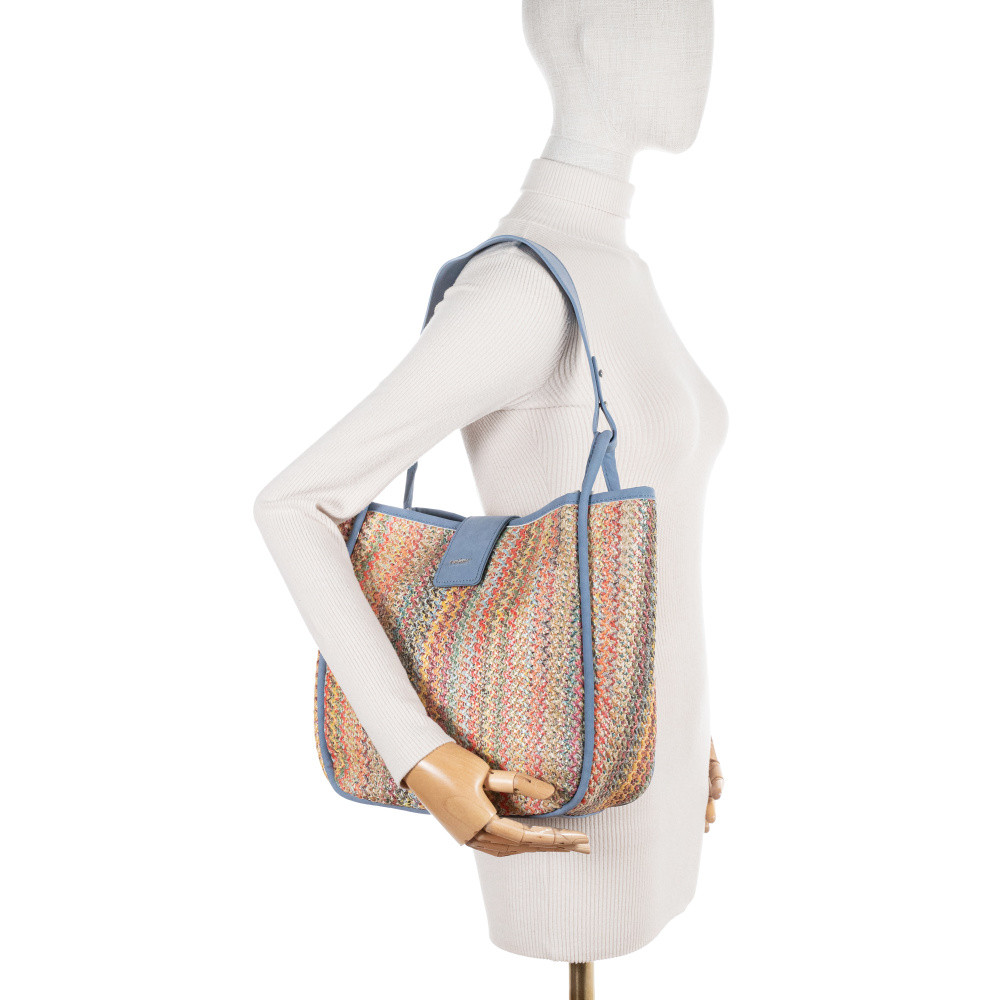 detail Dámská kabelka RIEKER H1307-90 modrá S6