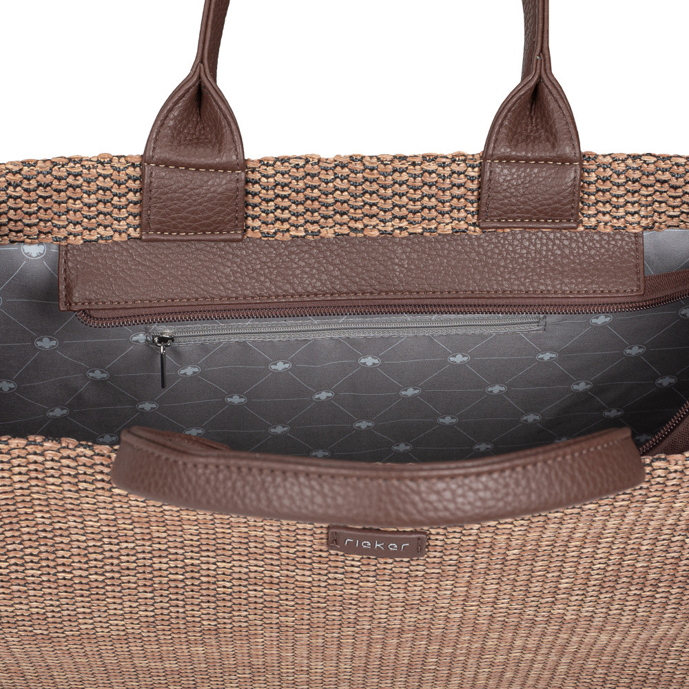 detail Dámská kabelka RIEKER H1392-90 hnědá S6