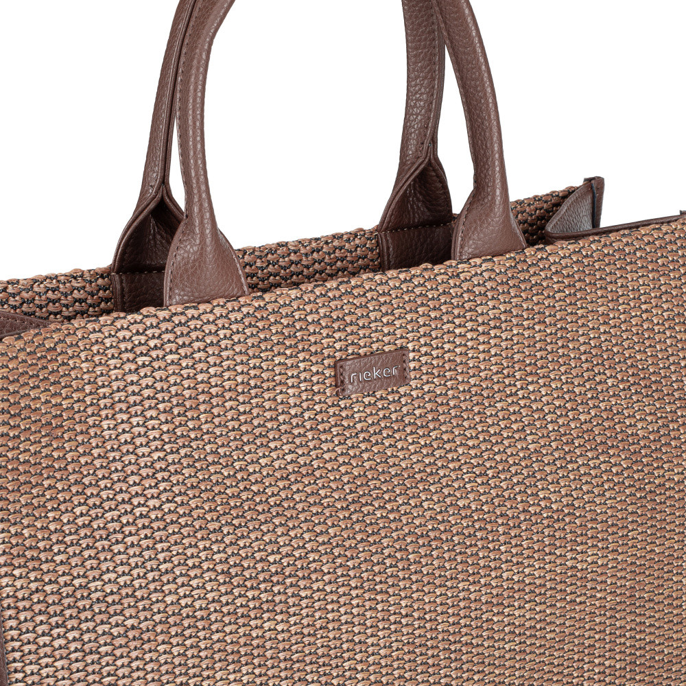 detail Dámská kabelka RIEKER H1392-90 hnědá S6