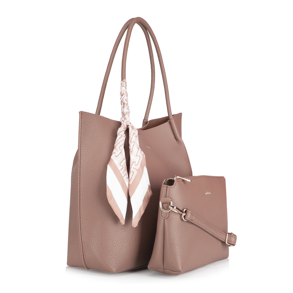 detail Dámská kabelka RIEKER H1399-24 hnědá S6