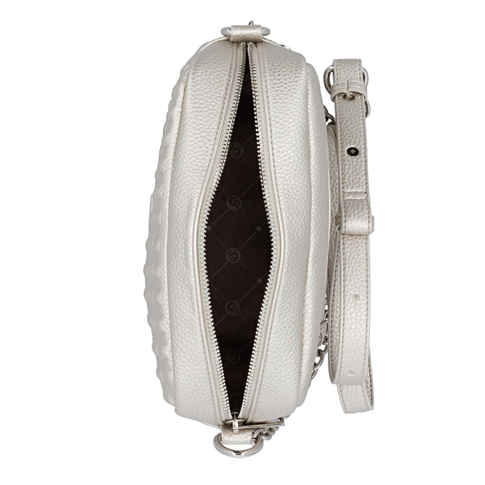 detail Dámská kabelka REMONTE Q0667-90 stříbrná S6