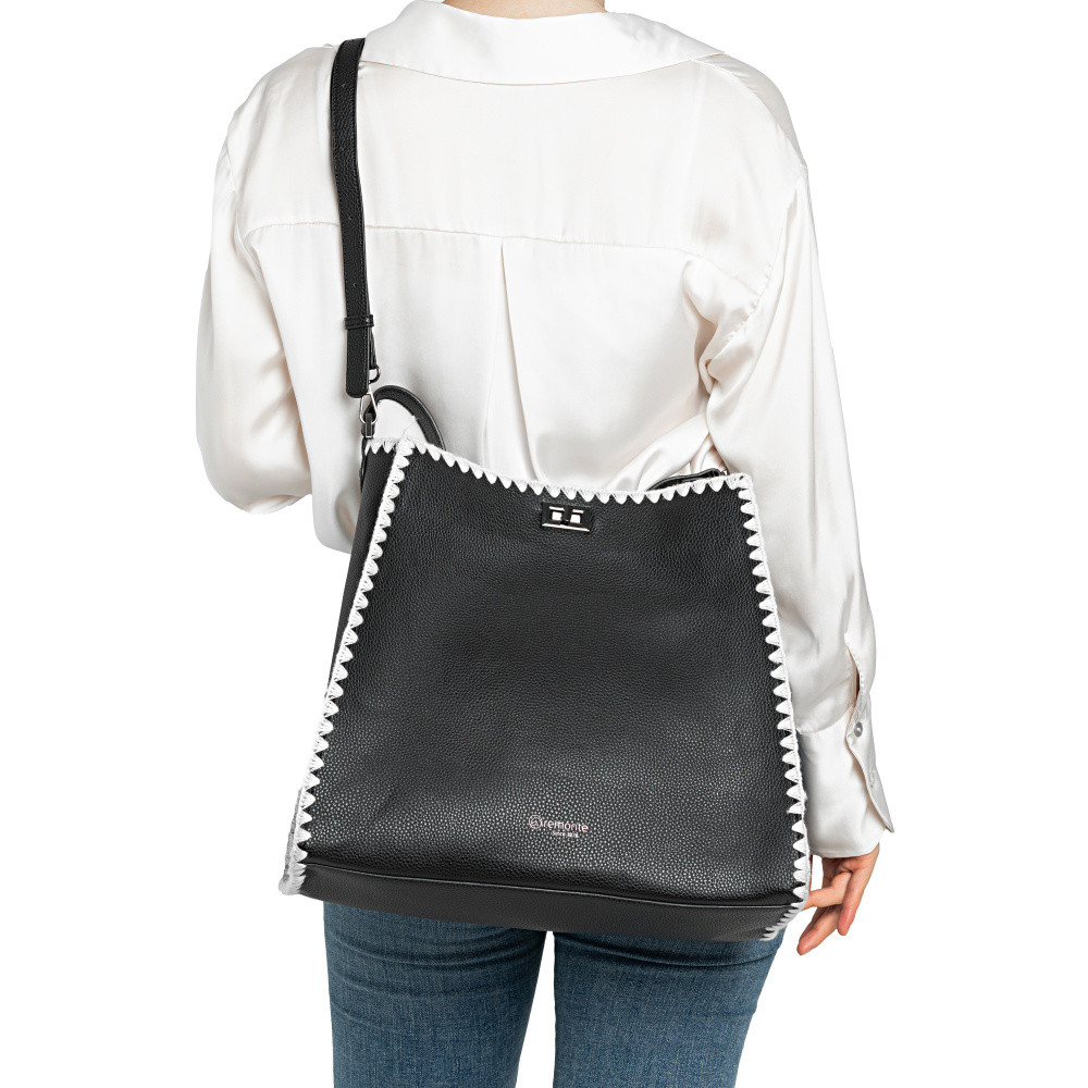 detail Dámská kabelka REMONTE Q0771-00 černá S6