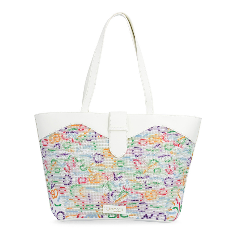 detail Dámská kabelka REMONTE Q0772-80 bílá S6