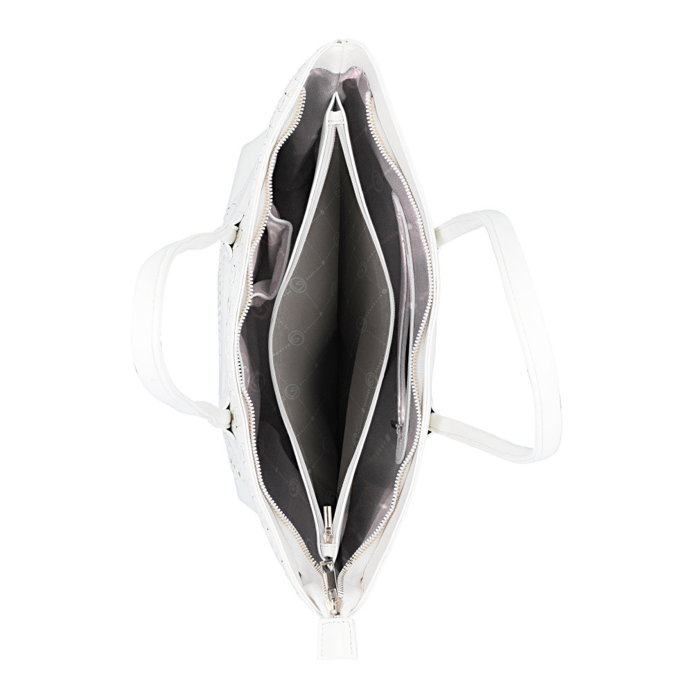 detail Dámská kabelka REMONTE Q0775-80 bílá S6