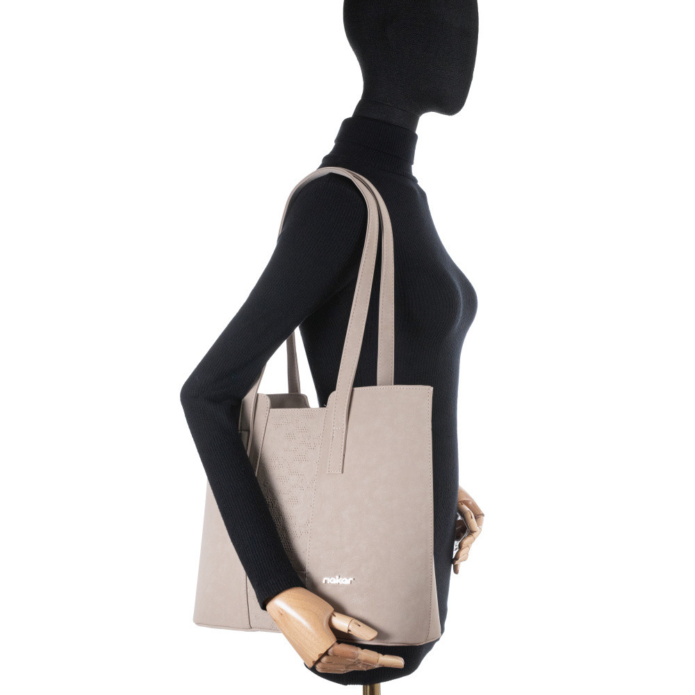 detail Dámská kabelka RIEKER C2549-111-T10 béžová W5