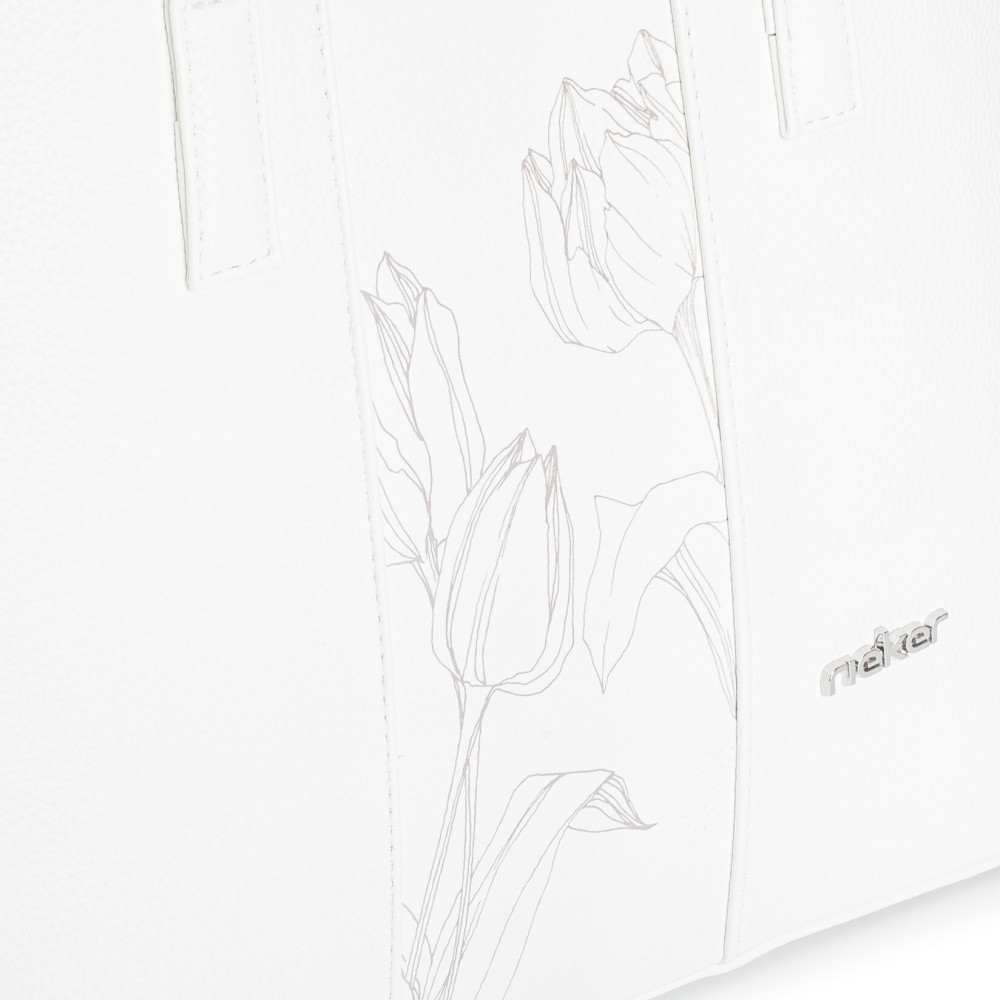 detail Dámská kabelka RIEKER C2549-110-TUL bílá S6