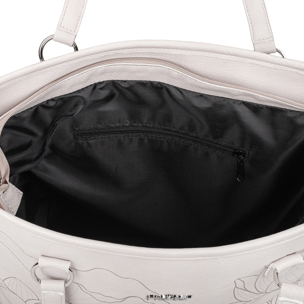 detail Dámská kabelka RIEKER C0009-168-LIL béžová S6