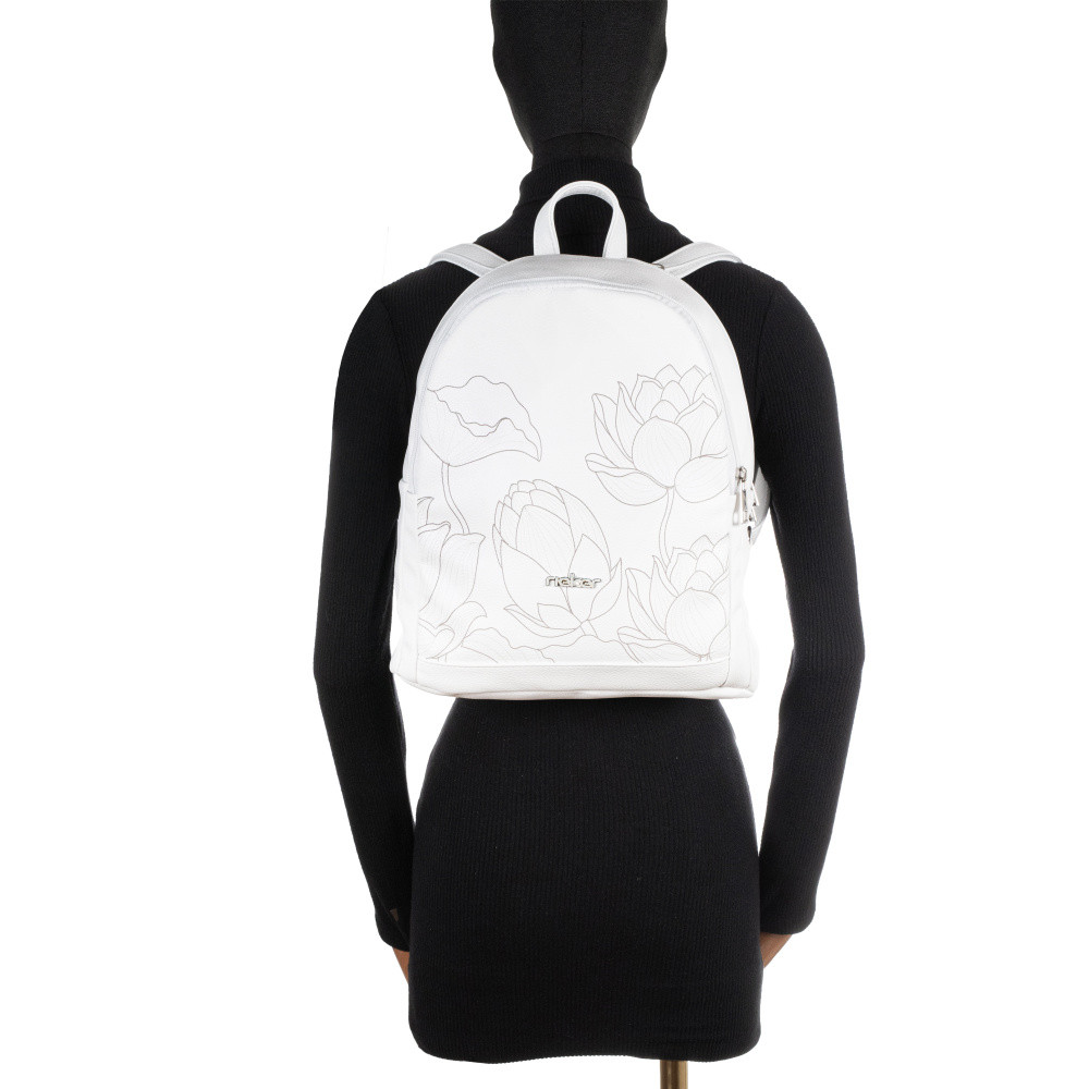 detail Dámský batoh RIEKER C2421-110-LIL bílá S6