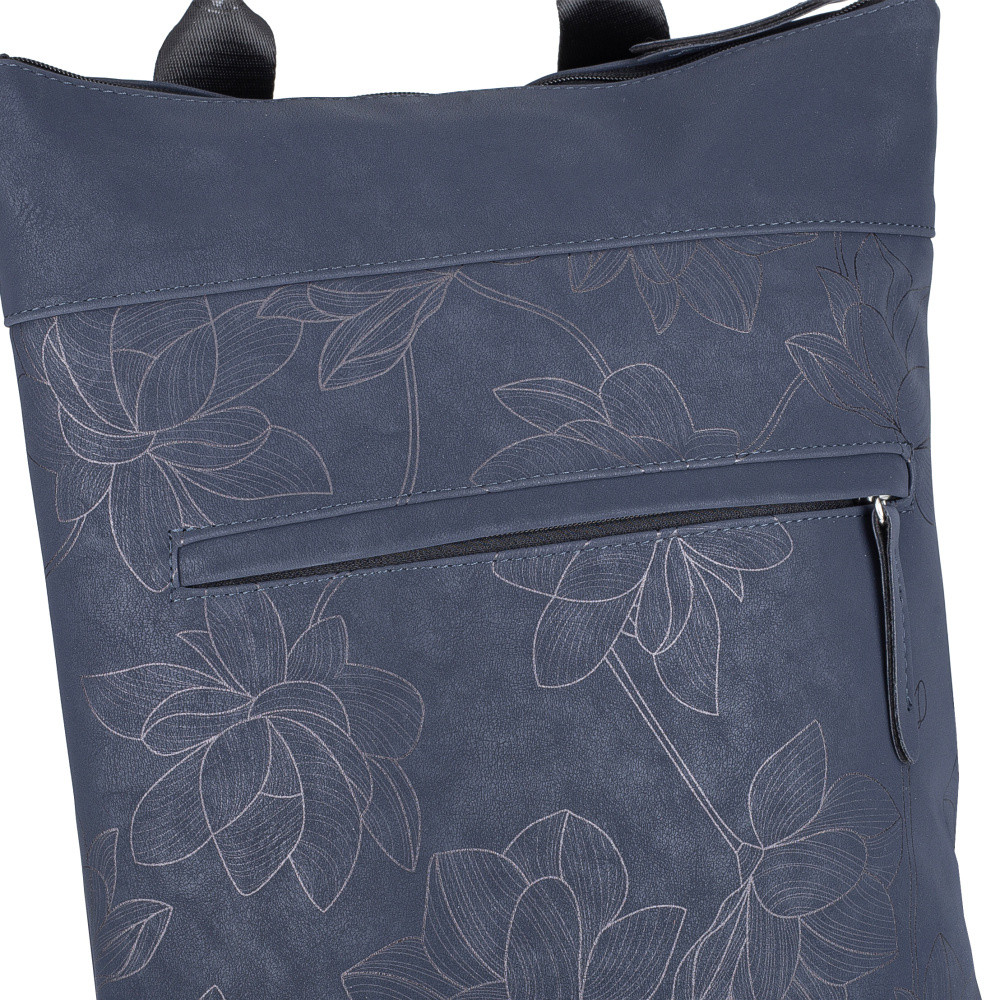 detail Dámský batoh RIEKER C2605-153-LOT modrá S6