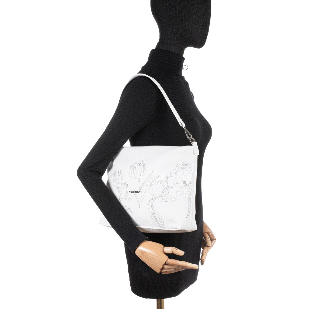 detail Dámská kabelka RIEKER C2230-110-TUL bílá S6