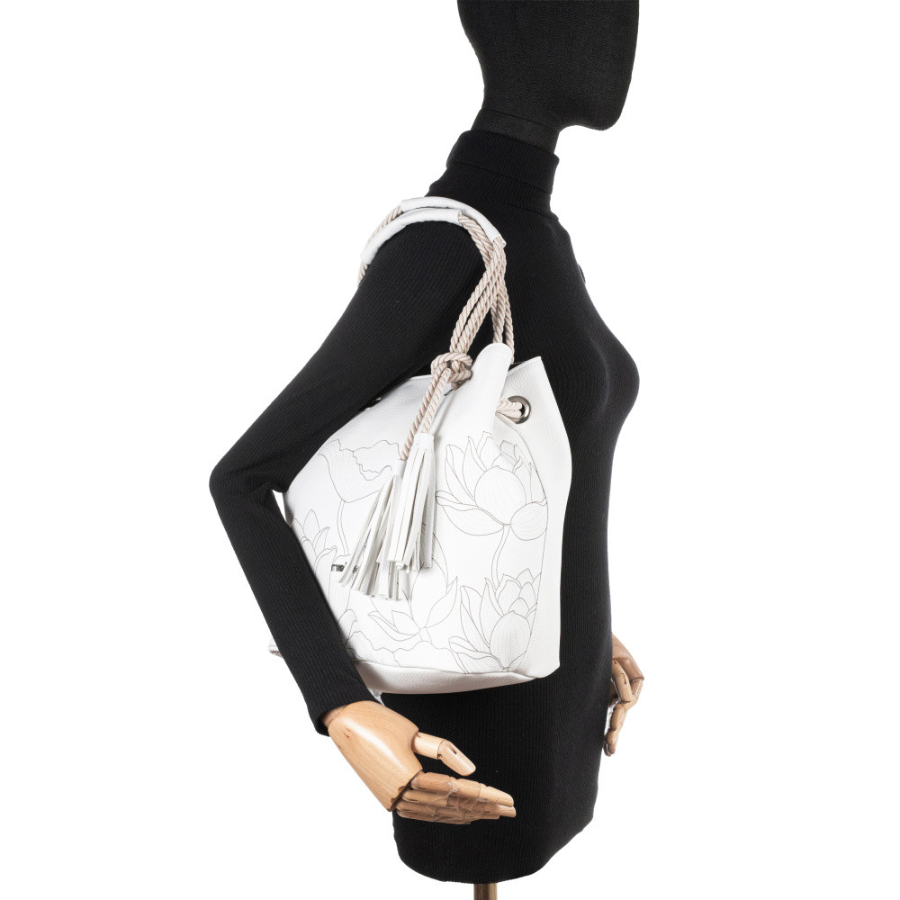 detail Dámská kabelka RIEKER C0200-110-LIL bílá S6