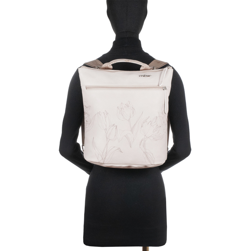 detail Dámský batoh RIEKER C2546-168-TUL béžová S6