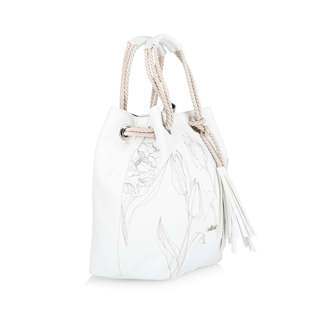 detail Dámská kabelka RIEKER C0200-110-TUL bílá W5