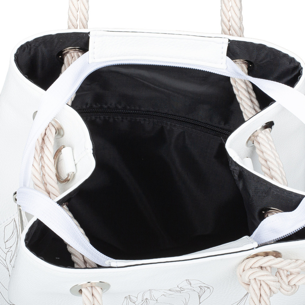 detail Dámská kabelka RIEKER C0200-110-TUL bílá W5