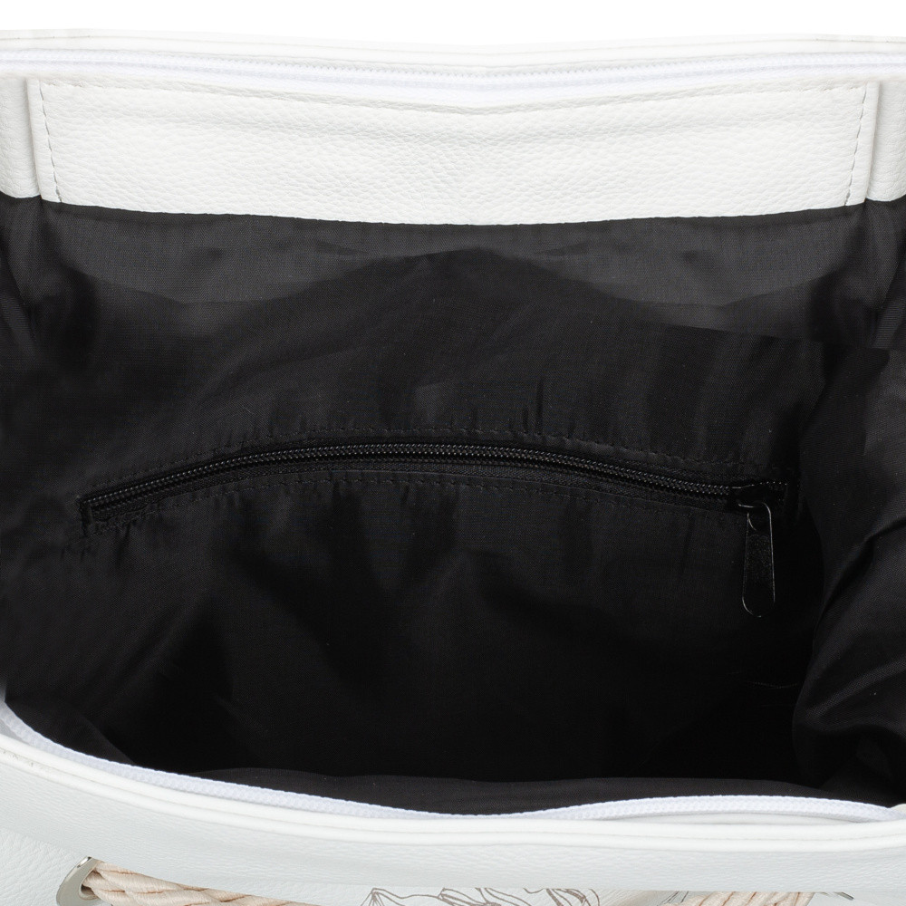 detail Dámská kabelka RIEKER C0156-110-TUL bílá S6