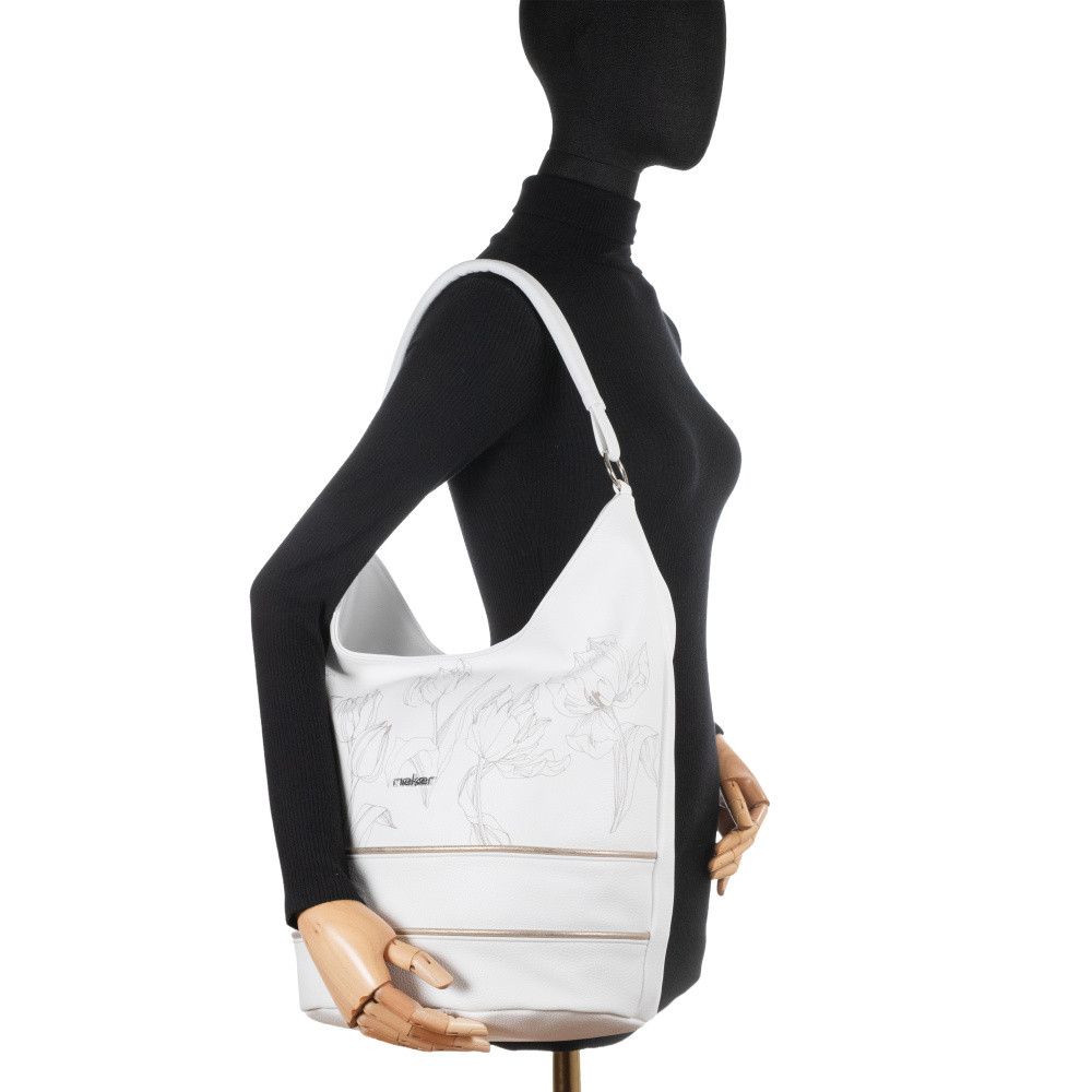 detail Dámská kabelka RIEKER C1954-110-065-TUL bílá S6