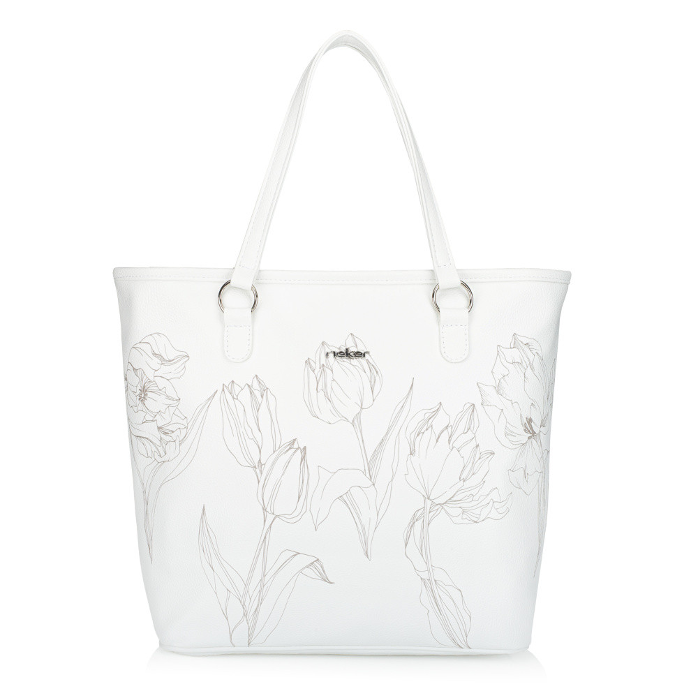 detail Dámská kabelka RIEKER C0009-110-TUL bílá S6