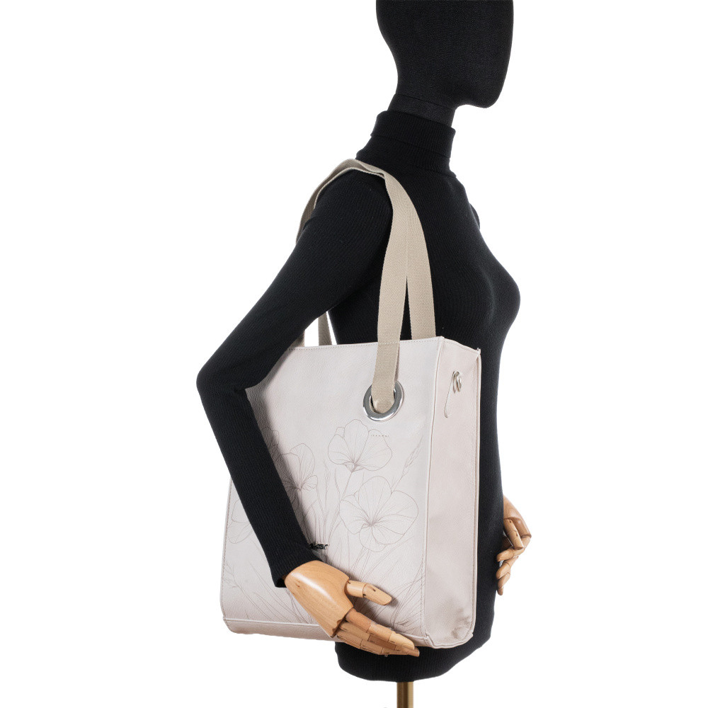 detail Dámská kabelka RIEKER C2038-168-BRK béžová S6