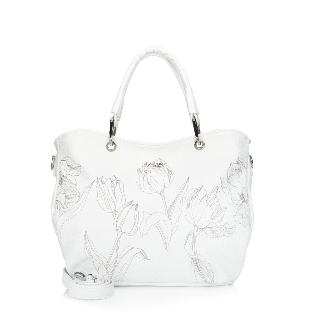 detail Dámská kabelka RIEKER C2434-110-TUL bílá W5