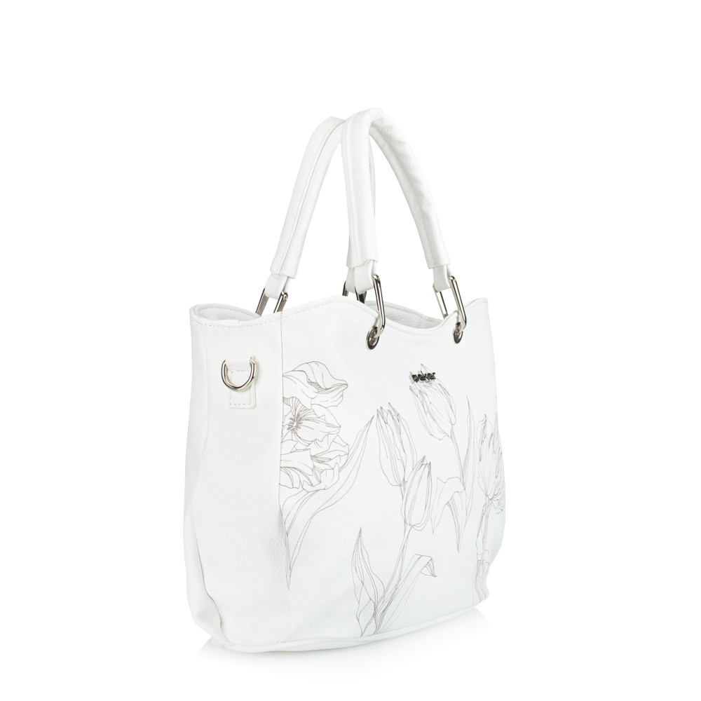 detail Dámská kabelka RIEKER C2434-110-TUL bílá W5