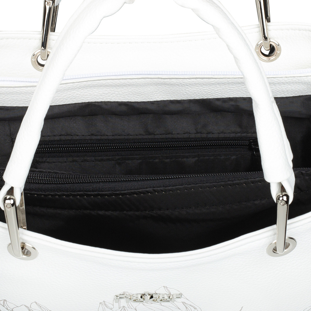 detail Dámská kabelka RIEKER C2434-110-TUL bílá W5