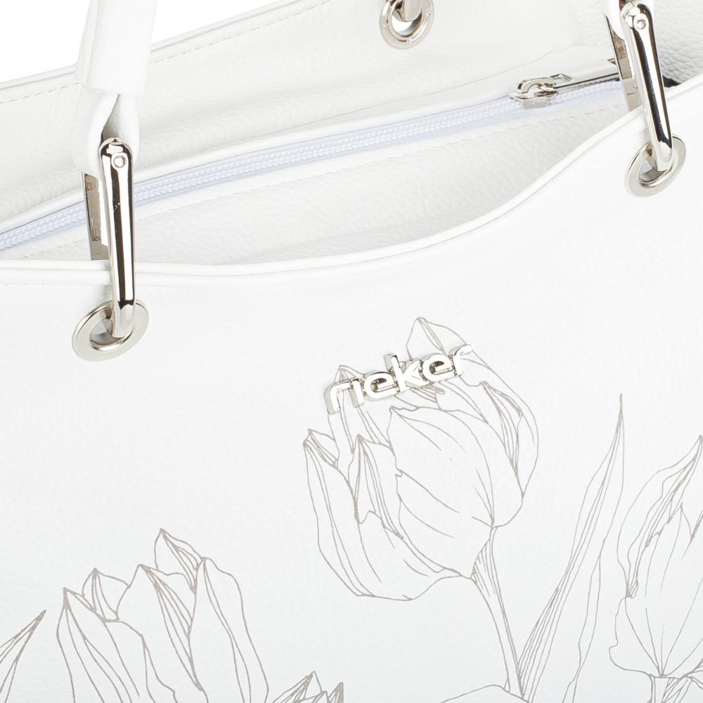 detail Dámská kabelka RIEKER C2434-110-TUL bílá W5