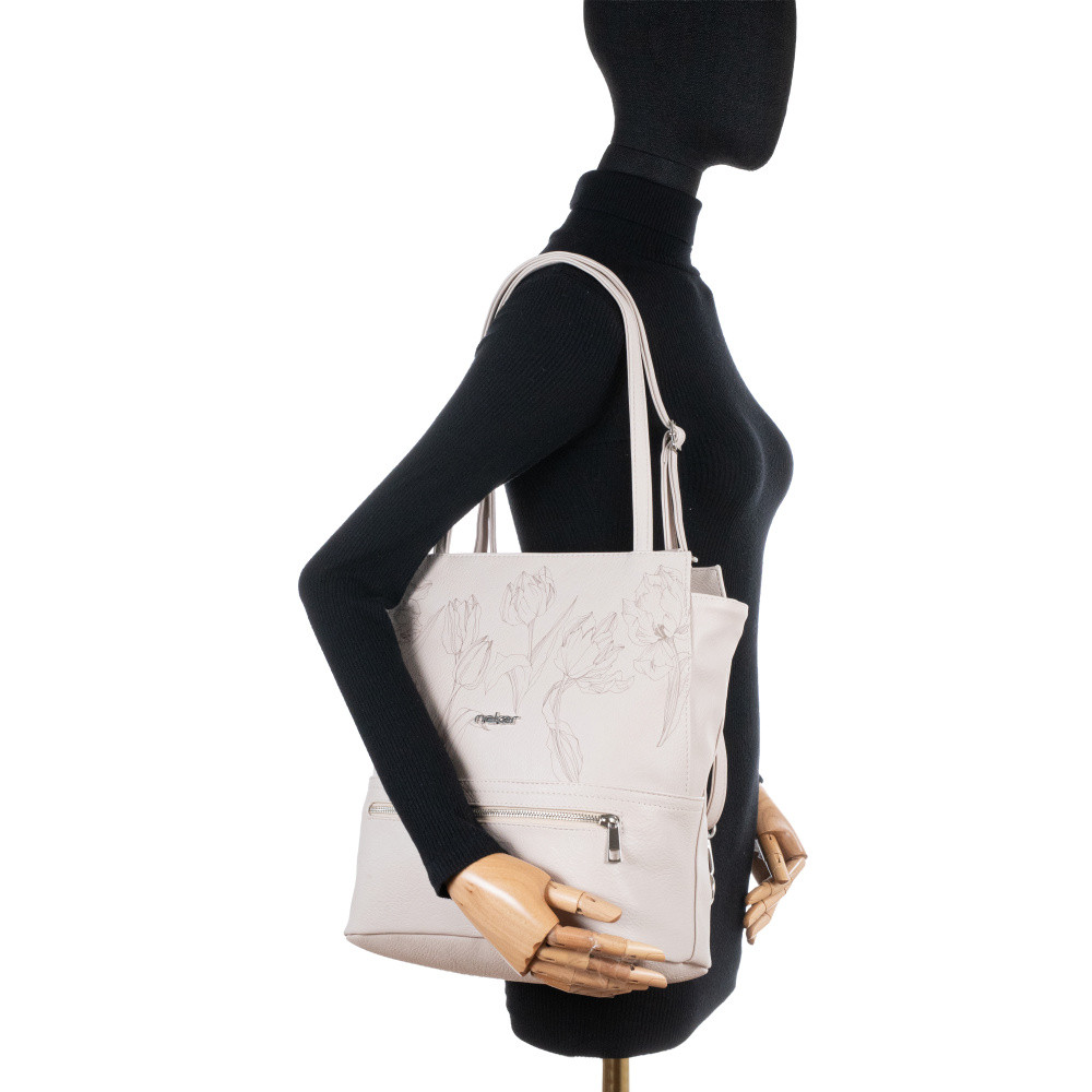 detail Dámská kabelka RIEKER C2606-168-TUL béžová S6