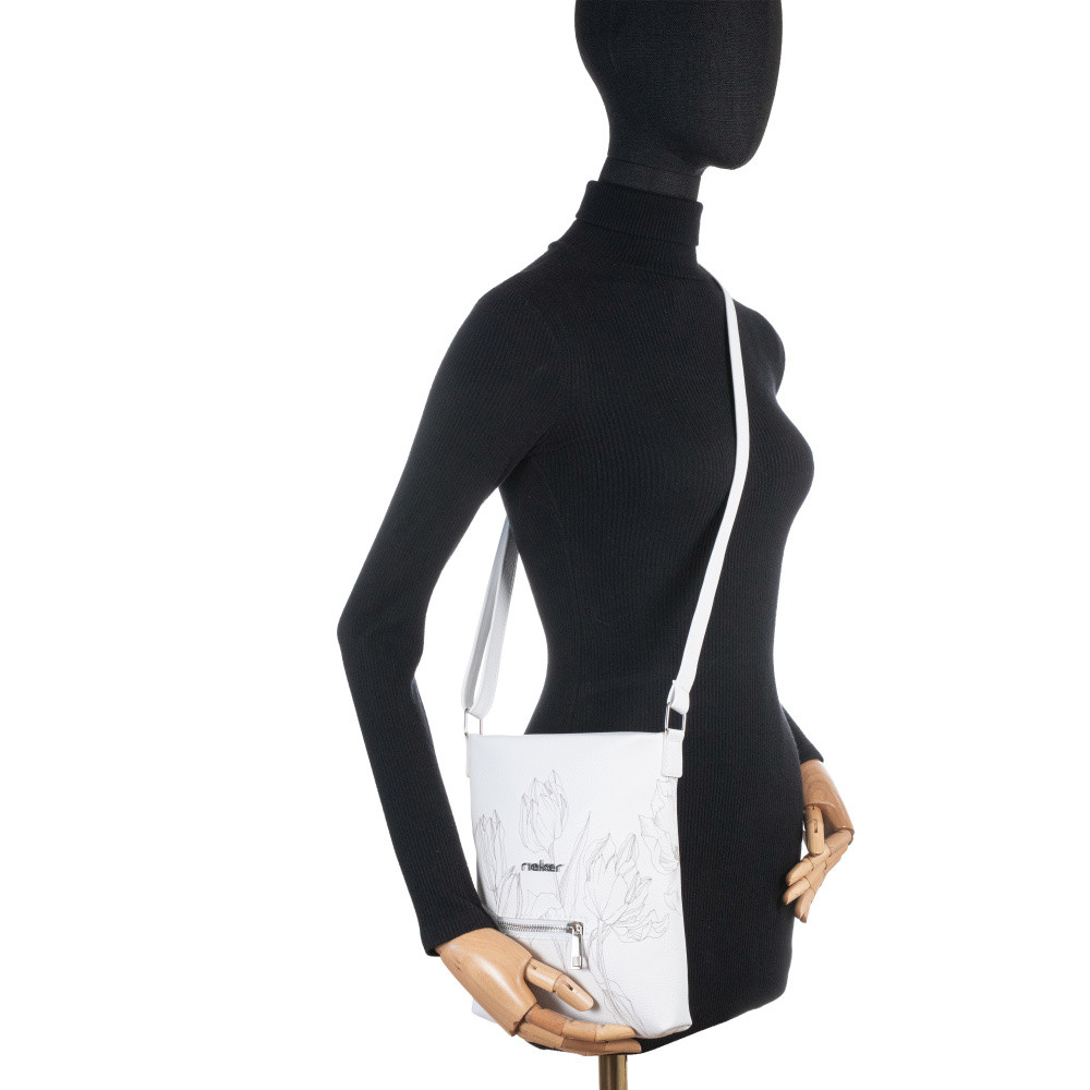 detail Dámská kabelka RIEKER C2542-110-TUL bílá S6