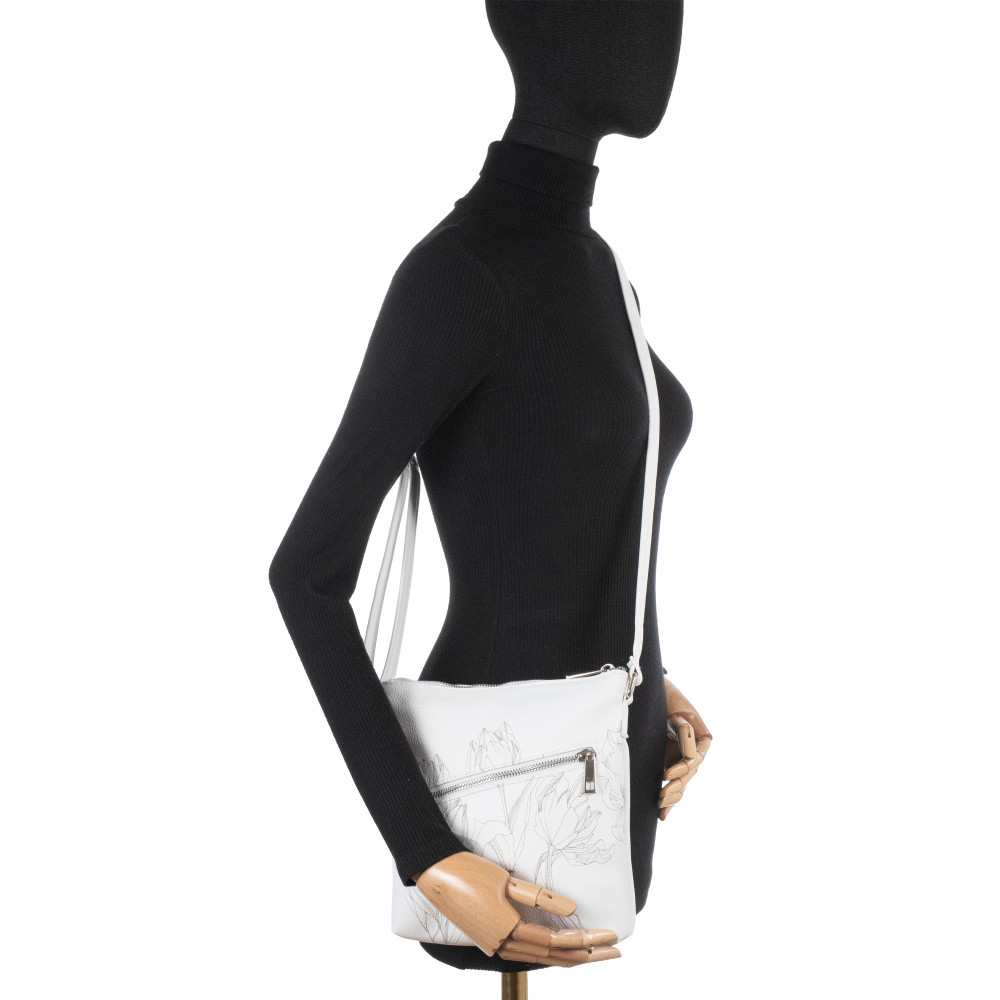 detail Dámská kabelka RIEKER C2441-110-TUL bílá S6