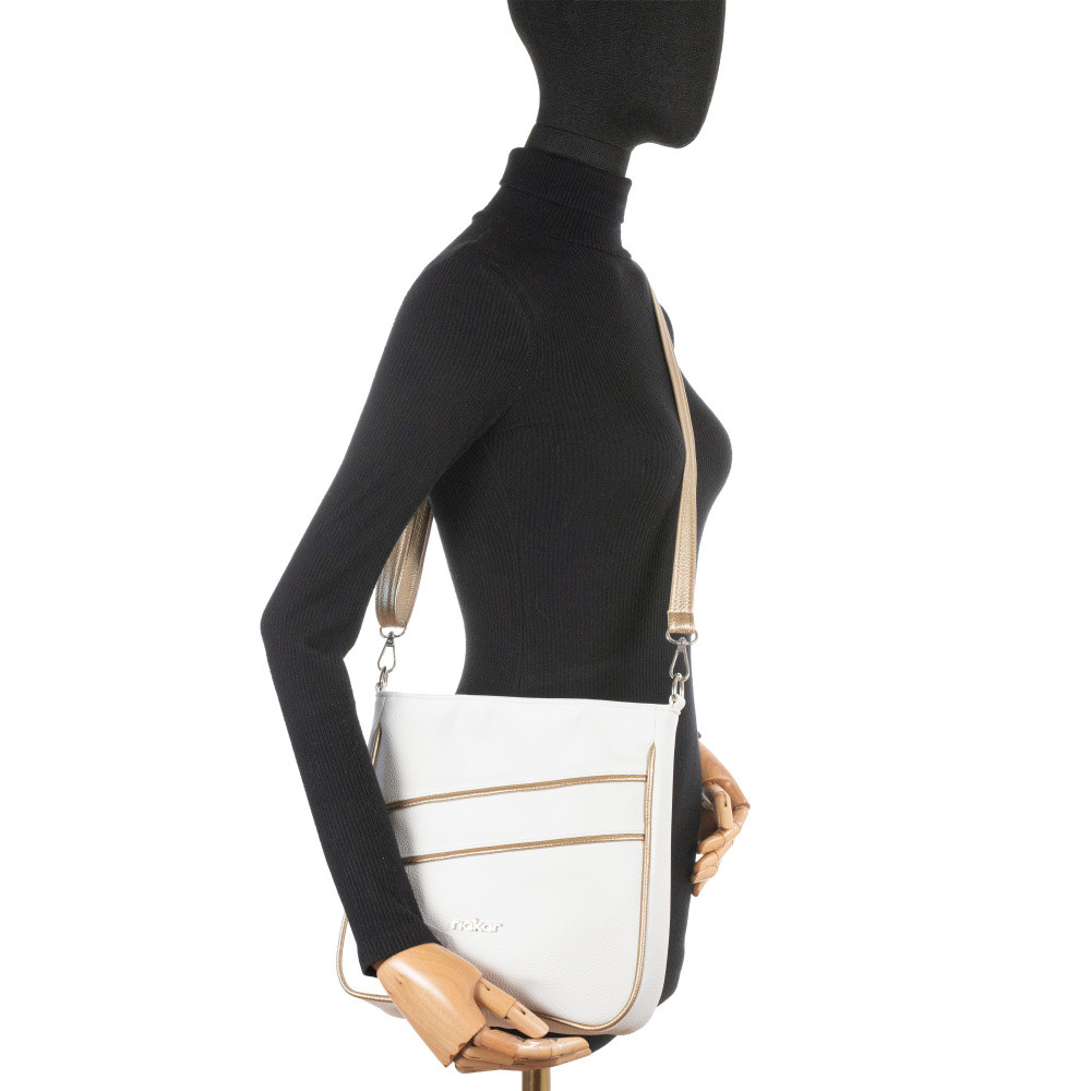 detail Dámská kabelka RIEKER C2236-206/H12-206/H15 bílá S6