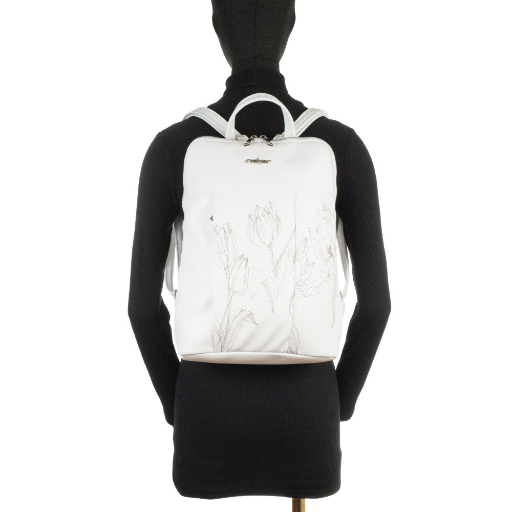 detail Dámský batoh RIEKER C2502-110-TUL bílá S6