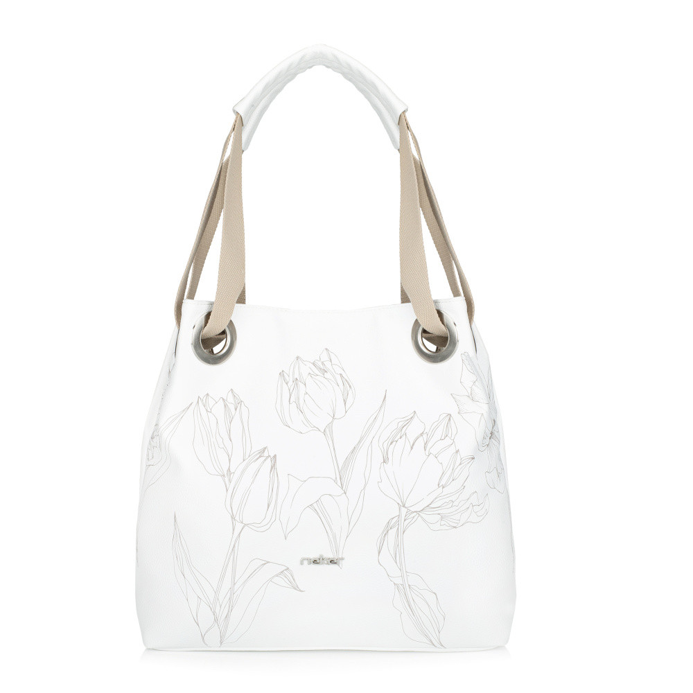 detail Dámská kabelka RIEKER C2101-110-TUL bílá S6