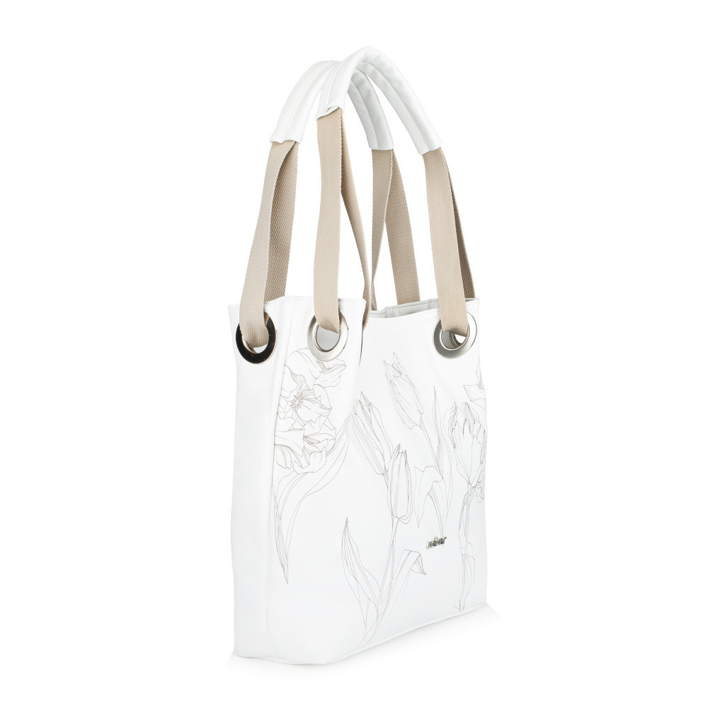 detail Dámská kabelka RIEKER C2101-110-TUL bílá S6