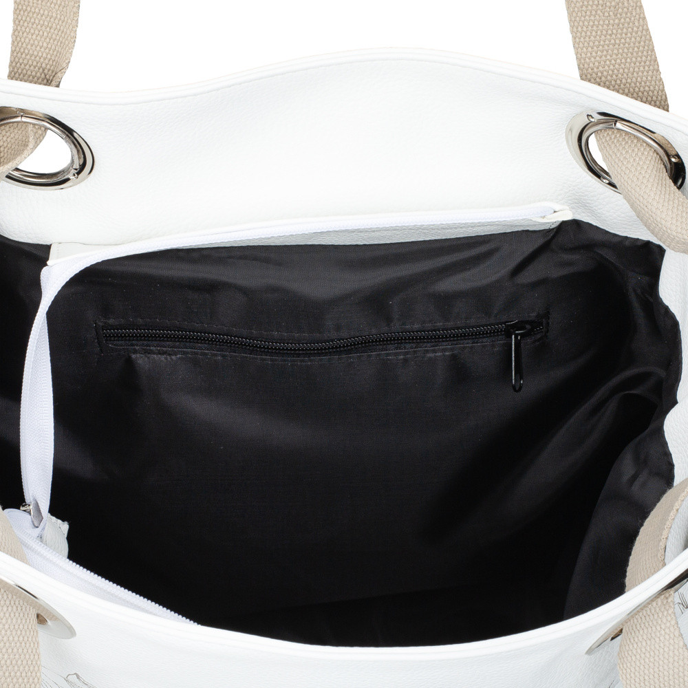 detail Dámská kabelka RIEKER C2101-110-TUL bílá S6