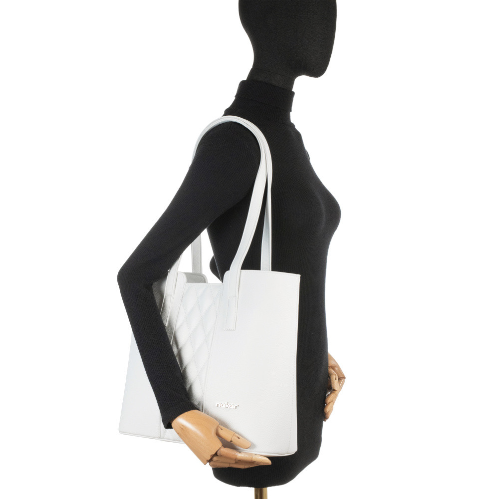 detail Dámská kabelka RIEKER C2549-110-H3 bílá S6