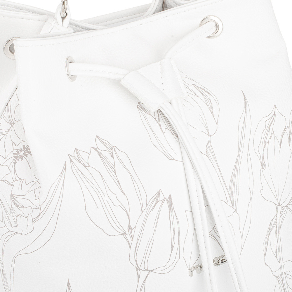 detail Dámská kabelka RIEKER C2607-110-TUL bílá S6