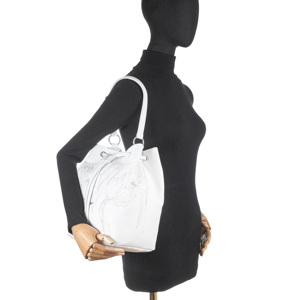 detail Dámská kabelka RIEKER C2607-110-TUL bílá S6