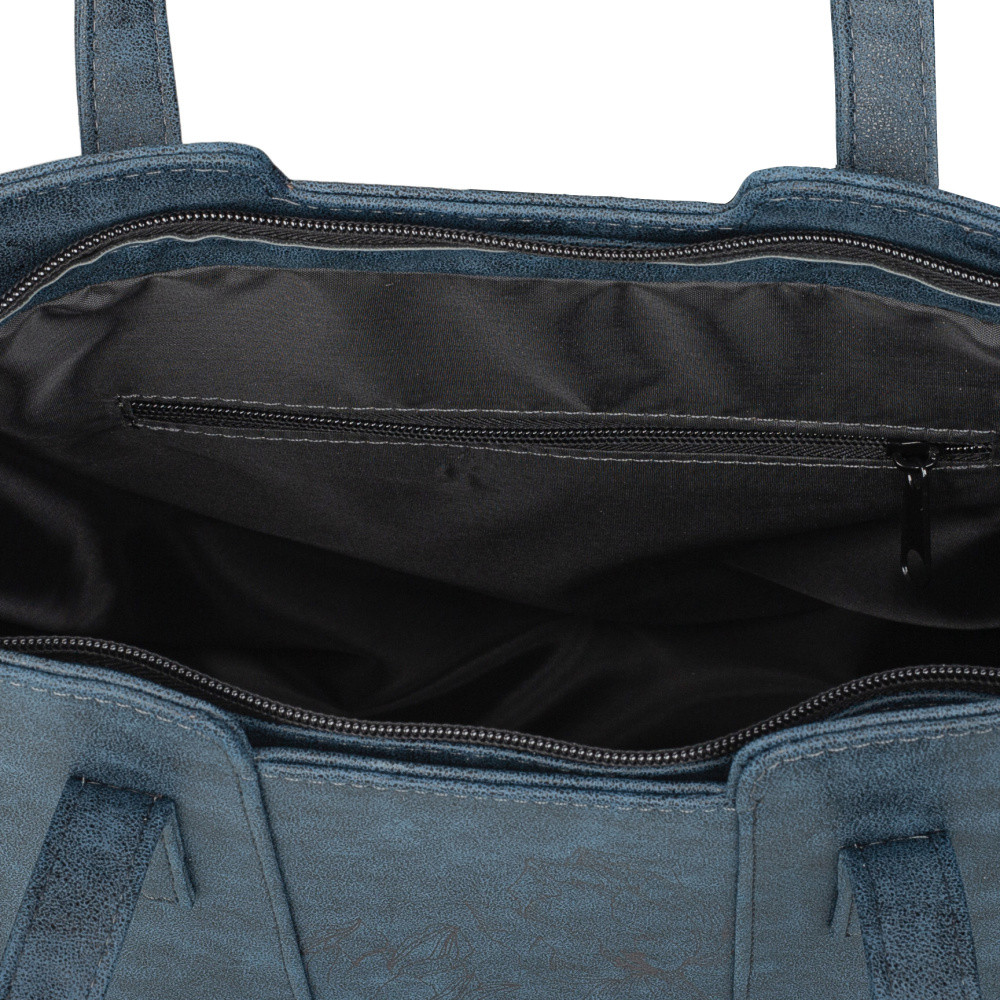 detail Dámská kabelka RIEKER C2549-353-TUL modrá S6