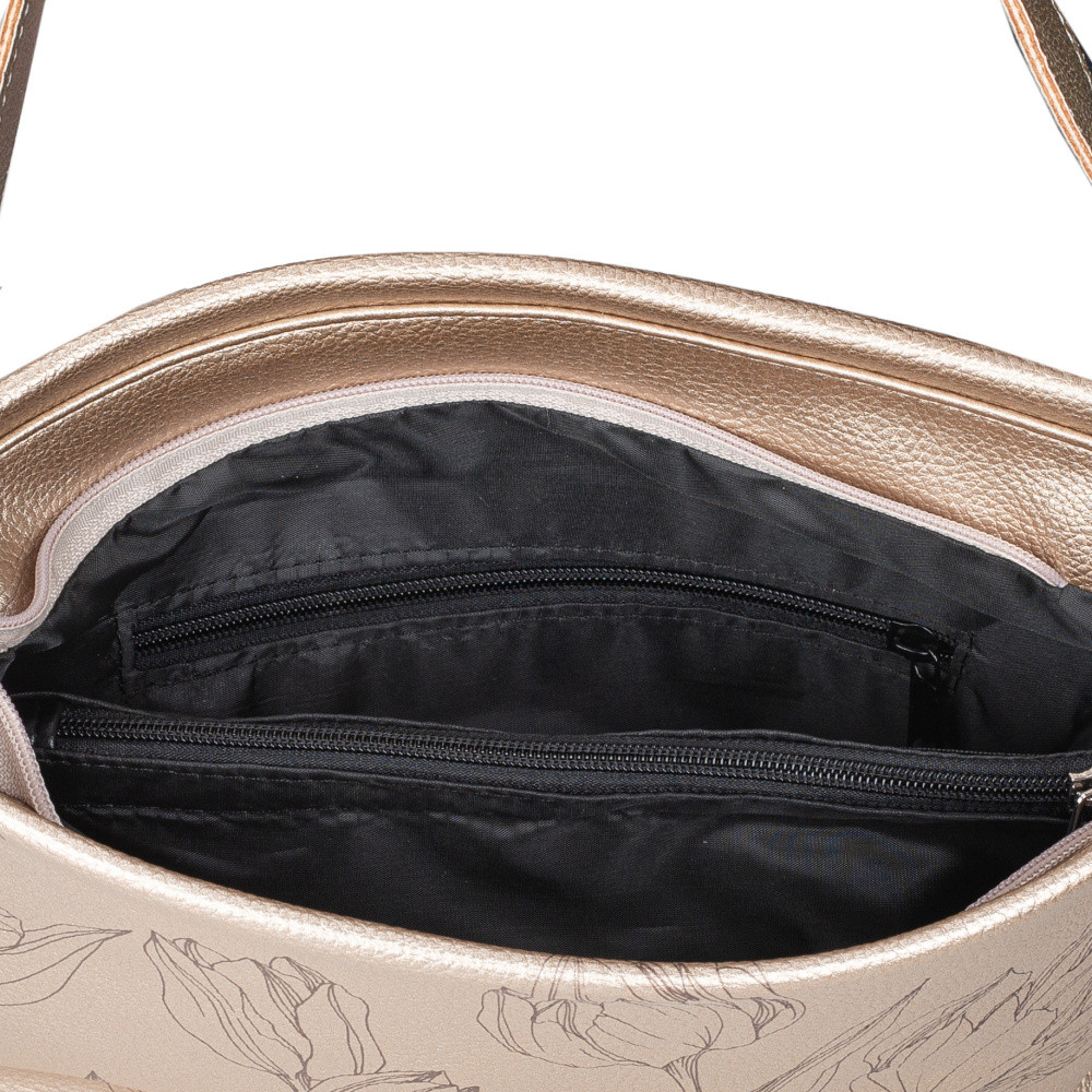 detail Dámská kabelka RIEKER C2230-206/H15-TUL zlatá S6