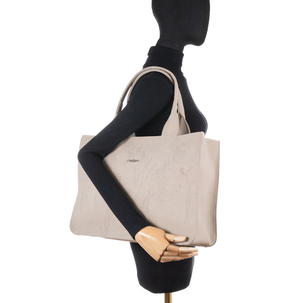 detail Dámská kabelka RIEKER C2608-203/111-TUL béžová S6